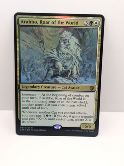 Arahbo, Roar of the World - Commander - Oversized - Mythic - Foil - C17 035 - - Image 1