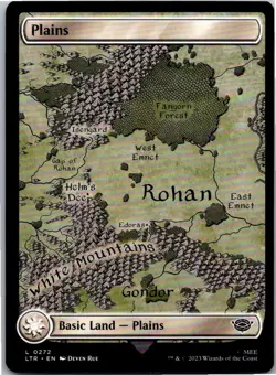Magic the Gathering Plains #272 Full Art The Lord of the Rings MTG Free Shipping - Image 1