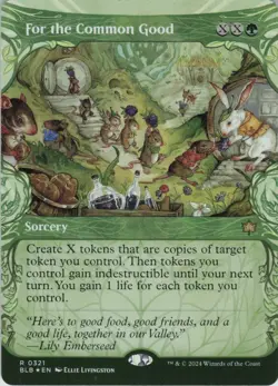 For the Common Good (Showcase) R Bloomburrow 321 NM Foil MTG - Image 1