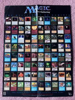 Magic the Gathering The Multiverse of Dominia Promo Poster 1994 - Image 1