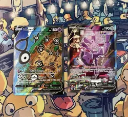 Genesect V / Unown V Alternate Art Pokemon Card Lot Of 2 Nm-Mint !!! - Image 1