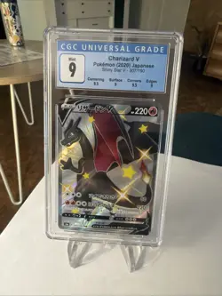 Charizard V 79/73 Shiny V Star (Japanese) 2020 Pokemon CGC 9 Mint - Image 1