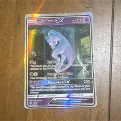Pokemon Mewtwo GX 78/73 Shining Legends Shiny Holo Rare GX HP190 - Image 1