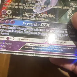 Pokemon Mewtwo GX 78/73 Shining Legends Shiny Holo Rare GX HP190 - Image 4