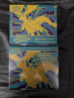 Pokemon Ascended Heroes Elite Trainer Box + Pokemon Center ETB In Hand - Image 1