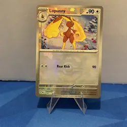 Lopunny Prismatic Evolutions Master Ball Pattern Holo 084/131 Pokemon TCG - Image 1