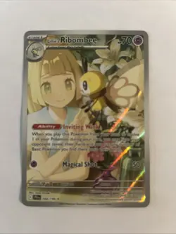 Lillie's Ribombee #164/159 IR - NEAR MINT - Journey Together - Pokemon TCG - Image 1