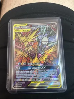 Pokemon Moltres & Zapdos & Articuno GX TAG TEAM SM210 Promo Holo 300HP - Image 1