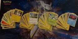 Pokemon Lot- (2) V, (12) Foil Variants, (2) Coins, (1) Exp Deck, (100) Commons - Image 1