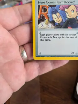 Pokemon TCG Here Comes Team Rocket 15/82 Holo Team Rocket Rare NM Condition - Image 4