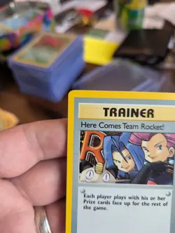 Pokemon TCG Here Comes Team Rocket 15/82 Holo Team Rocket Rare NM Condition - Image 5