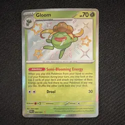 Gloom 093/091 SV: Paldean Fates Shiny Rare Holo Pokemon - Image 1