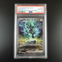 PSA 10 Zekrom ex 166/086 Pokemon Black Bolt Full Art Graded - Image 1
