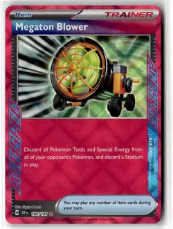 Megaton Blower ⭐ 182/191 Holo ACE SPEC Rare Surging Sparks 2024 Pokemon NM - Image 1