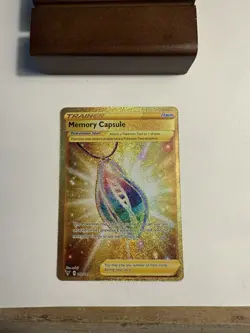 Memory Capsule 202/185 Gold Secret Rare Pokemon Vivid Voltage NM - Image 3