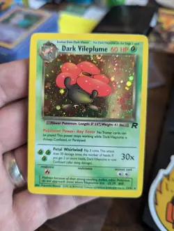 Pokemon TCG - Dark Vileplume Unlimited Holo Rare - Team Rocket 13/82 - NM - Image 1