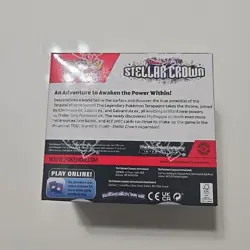 Pokemon Stellar Crown Booster Box - Scarlet & Violet TCG New Sealed Tight Wrap - Image 3