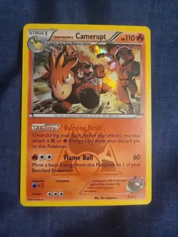 Pokemon TCG Team Magma's Camerupt 2/34 Double Crisis Holo - Image 1