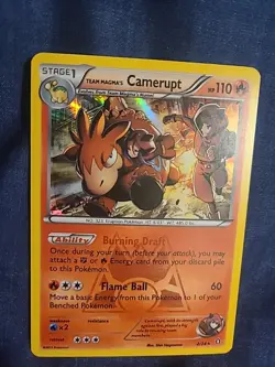 Pokemon TCG Team Magma's Camerupt 2/34 Double Crisis Holo - Image 2