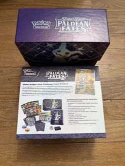 Pokemon Elite Trainer Box Scarlet & Violet Paldean Fates Empty Box - Image 3