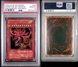 Yu-Gi-Oh! Slifer The Sky Dragon GBI-001 Ultra Rare PSA 10 GEM - Image 3