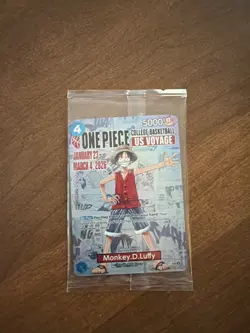 Monkey.D.Luffy (055) (College Basketball US Voyage) P-055 One Piece Promotion... - Image 1
