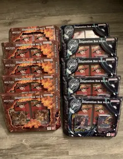 One Piece Illustration Box Vol. 5 & 6 *LOT OF 10 New SEALED IN HAND - Image 1