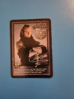 The Undertaker Superstar Card - Image 1