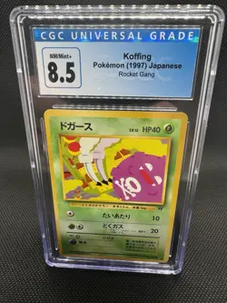 Pokemon Koffing Rocket Gang 109 CGC 8.5 Japanese Nintendo 1997 Card - Image 1