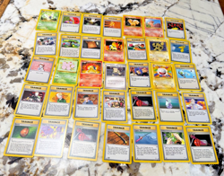 35 random trading card Pokemon lot- 1990s VINTAGE Lot 4- MOSTLY TRAINER - Image 1