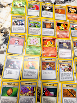 35 random trading card Pokemon lot- 1990s VINTAGE Lot 4- MOSTLY TRAINER - Image 2