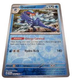 Pokemon Trading Card Quaquaval 054/198 Rare SV01 Scarlet & Violet Base Set (V - Image 1