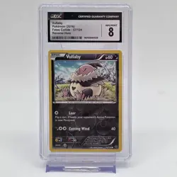Pokemon Vullaby 57/124 Reverse Holo Fates Collide 2016 CGC 8 NM/MINT Graded Card - Image 1