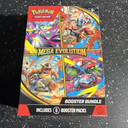 Pokemon Cards Mega Evolution Booster Bundle (6 Packs) Sealed Lot Box - Image 1