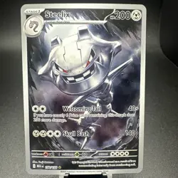 Steelix 150/132 - Mega Evolution Illustration Rare Holo Pokemon Card TCG NM - Image 1