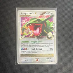 Rayquaza C LV.X DP47 Diamond Pearl Black Star Promo Pokemon Card Moderate Play - Image 1