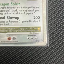 Rayquaza C LV.X DP47 Diamond Pearl Black Star Promo Pokemon Card Moderate Play - Image 3