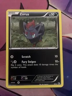 Pokemon TCG Zorua Card 9/12 Holo Promo - Image 1