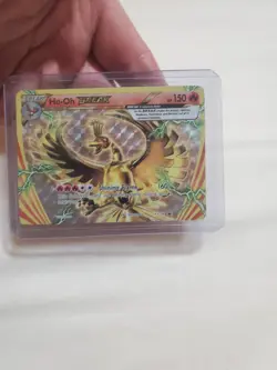 MP/LP Pokemon TCG Ho-Oh Break XY154 XY Holo Black Star Promo Card - Image 1