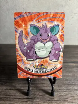 Nidoking Topps #34 Pokemon Card - TV Animation Edition - TCG- Non Holo- LP!! - Image 1