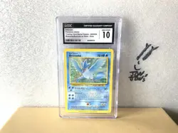 CGC 10 GEM MINT Articuno 009/034 HOLO RARE Classic Pokemon Card 2023 - Image 1