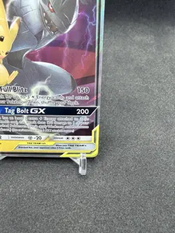 Pokemon Pikachu & Zekrom GX TCG Sun & Moon Team Up Holo Ultra Rare Card 33/181 - Image 5