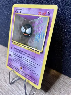 Gastly (50/102) ~ LP [Base Set Unlimited] Vintage 1999 -WotC- Pokemon TCG Card - Image 2