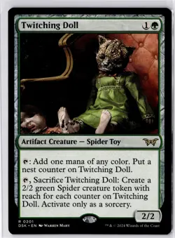 Twitching Doll Duskmourn: House of Horror Regular NM R 201 - Image 1