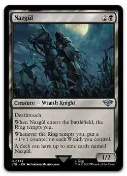 Nazgul (0339) #339 (NM) Lord of the Rings LTR Magic MTG - Image 1