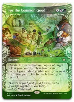 For the Common Good (Showcase) #321 (Foil) (NM) Bloomburrow BLB Magic MTG - Image 1