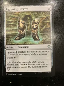 Lightning Greaves #269 (NM) (Non-Foil) (SCD) Magic MTG - Image 1