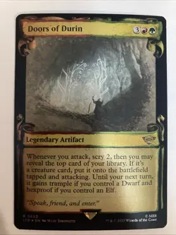 MTG Doors of Durin (Showcase Scrolls) FOIL 0650 (NM) Lord of the Rings LTR Magic - Image 1