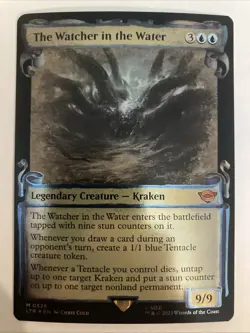 The Watcher in the Water - MTG LTR M 0526 Showcase Scrolls Foil NM - Image 1