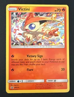Pokemon TCG - Victini - Holo Black Star Promo - SM225 - Image 1